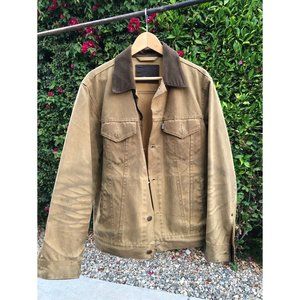 LEVIS FILSON WAXED TRUCKER JACKET 550 - LARGE